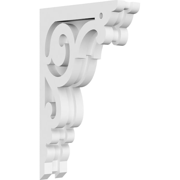 Ekena Millwork Hurley Architectural Grade PVC Corbel, 1 7/8"W X 6"D X 10"H CORP01X06X10HU - main